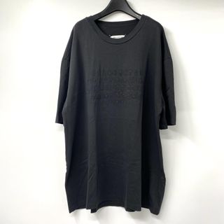 メゾンマルジェラ(Maison Margiela（旧Maison Martin Margiela）)の【中古】Maison Margiela 24AW ナンバリングロゴ ルーズフィットTシャツ サイズL ブラック S50GC0703 メゾンマルジェラ[17][240017708645](Tシャツ/カットソー(半袖/袖なし))