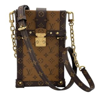 ルイヴィトン(LOUIS VUITTON)の　ルイ・ヴィトン LOUIS VUITTON ポシェット トランク ヴェルティカル  M67873 モノグラム・マカサー モノグラム・リバース ユニセックス ショルダーバッグ(ショルダーバッグ)
