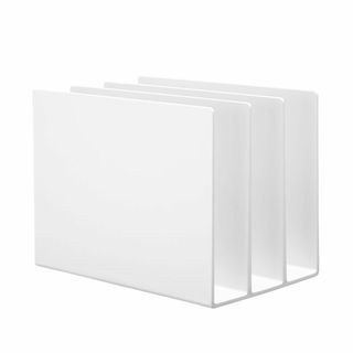 無印良品 スチロール仕切りスタンド・ホワイトグレー 小 約210×135×160(その他)