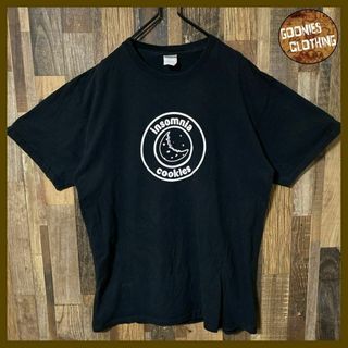バックプリント 夏 メンズ ブラック L 黒 USA古着 半袖 Tシャツ(Tシャツ/カットソー(半袖/袖なし))