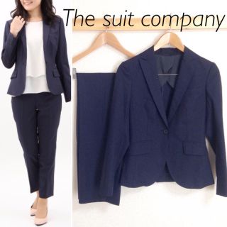 スーツカンパニー(THE SUIT COMPANY)の試着のみ美品＊ 定価4万円程度 ＊ 春夏 パンツスーツ セット(スーツ)