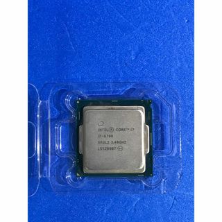 インテル(intel)の【動作確認済】Intel Core i7-6700 (3.4GHz/TB:4GHz/SR2L2) bulk LGA1151/4C/8T/L3 8M/HD530/TDP65W 【抜取中古品】(PCパーツ)