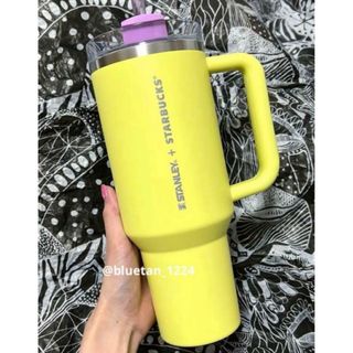 スターバックスコーヒー(Starbucks Coffee)のスターバックス　stanley 40oz クエンチャー　イエロー　パープル(タンブラー)
