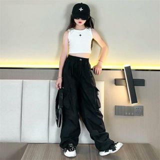 【並行輸入】ロングパンツ キッズ カーゴパンツ ゆったり(パンツ/スパッツ)