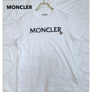 モンクレール(MONCLER)の完売品 MONCLER モンクレール ロゴ刺繍 半袖カットソー Tシャツ M(Tシャツ/カットソー(半袖/袖なし))
