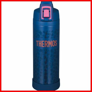 【数量限定】サーモス 水筒 真空断熱スポーツボトル ストラップ付き 1L ネイビ(弁当用品)