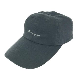 チャンピオン(Champion)のChampion チャンピオン キャップ 帽子   ブラック 麻 レーヨン レディース ロゴ刺繍/林八百吉　240001149561(キャップ)