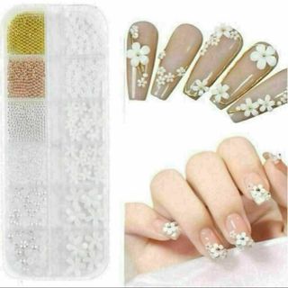 ネイルパーツ　花　ネイルアート　ホログラム　デコパーツ　ジュエリーパーツ　レジン(ネイル用品)