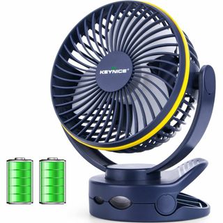 KEYNICE usb扇風機 卓上扇風機 クリップ 充電式 ミニ扇風機 超強風 (その他)