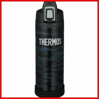 【人気商品】サーモス 水筒 真空断熱スポーツボトル ストラップ付き 1L ブラッ(弁当用品)