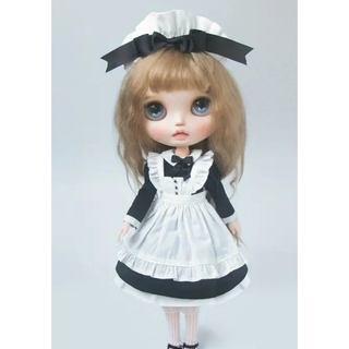 ブライス リカちゃん プーリップ 1/6 アウトフィット メイド服4点セット(その他)