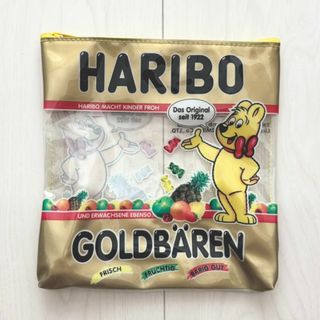 HARIBO ビニールポーチ クリアポーチ ジッパーバッグ 小物入れ(ポーチ)