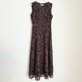 スナイデル(SNIDEL)のSNIDEL ワンピース ノースリーブ ロングワンピース オケージョン 美品(ロングワンピース/マキシワンピース)