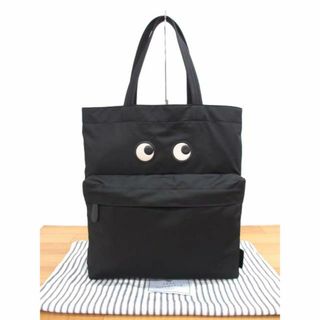 アニヤハインドマーチ(ANYA HINDMARCH)の美品 アニヤハインドマーチ Tote Eyes in Black トートバッグ(トートバッグ)