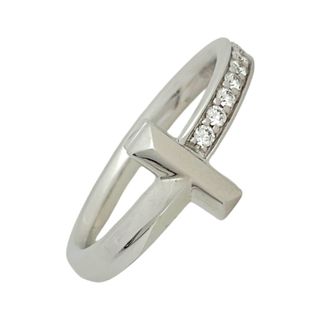 ティファニー(Tiffany & Co.)の　ティファニー TIFFANY＆CO Tワン リング K18WG ジュエリー(リング(指輪))