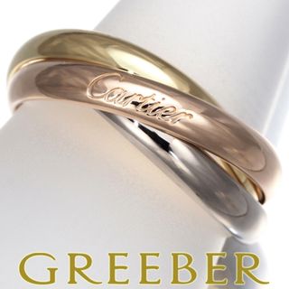 カルティエ(Cartier)のカルティエ トリニティリング スリーカラー クラシック 59号 K18YG/WG/PG 保証書(リング(指輪))