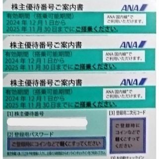 ANA　株主優待　３枚(その他)