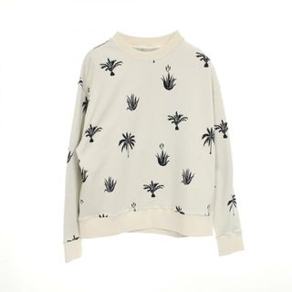 ジルサンダー(JIL SANDER)のジルサンダー JIL SANDER Palm Tree Intarsia スウェット 衣料品 トップス ポリエステル メンズ アイボリー系 / ネイビー系 J22GU0105 【中古】(スウェット)