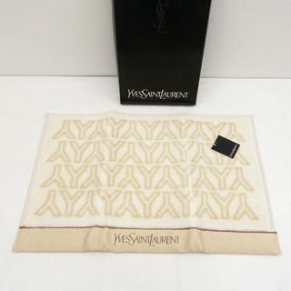 YVES SAINT LAURENT / イヴ・サンローラン ◆【雑貨】YモンタージュBM マット 45×70cm ベージュ IHM30269 生活雑貨【未使用】 [0220526975](バスマット)