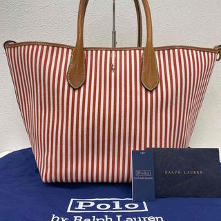 ポロラルフローレン(POLO RALPH LAUREN)の◎180 Polo by RALPH LAUREN トートバッグ ストライプ(トートバッグ)