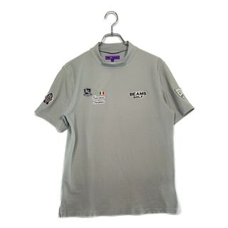 ビームス(BEAMS)のcoco 中古 ビームスゴルフ BEAMSGOLF メンズ 半袖シャツ M グレー モックネック ストレッチ(ウエア)