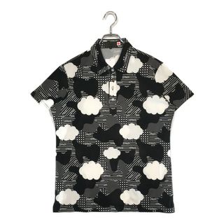 ダンスウィズドラゴン(Dance With Dragon)のcoco 中古 ダンスウィズドラゴン DANCE WITH DRAGON メンズ 半袖ポロシャツ 3(L) 黒系 ブラック メッシュ地 カモフラ(ウエア)