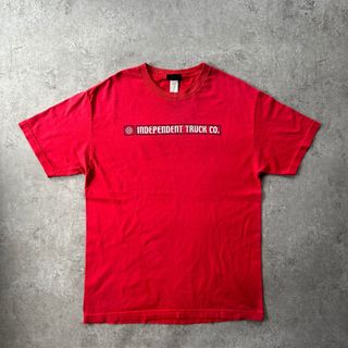 インディペンデント(INDEPENDENT)の90s00s インディペンデント tシャツ レッド L nhsタグ (Tシャツ/カットソー(半袖/袖なし))