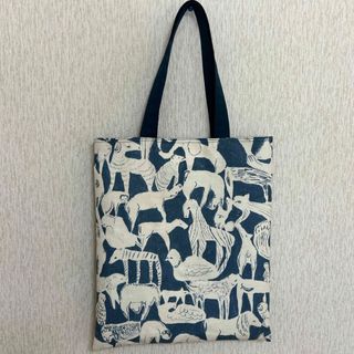 ミナペルホネン(mina perhonen)のハンドメイド　ミナペルホネン  大きなバッグ(バッグ)