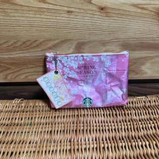 スターバックス　桜豆袋　ポーチ(その他)