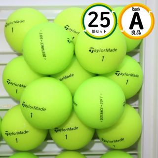 Aランク 25個 テーラーメイド  ディスタンス プラス ソフト グリーンカラー 良品 TAYLORMADE ロストボール 送料無料(その他)