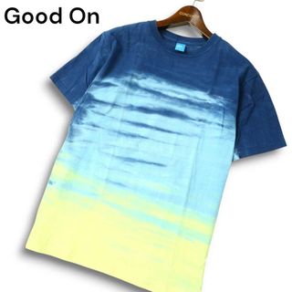 USA製★ Good On グッドオン 春夏 半袖 グラデーション タイダイ風 Tシャツ カットソー Sz.M メンズ(Tシャツ/カットソー(半袖/袖なし))