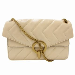 アザー(other)のサンドロ quilted shoulder チェーンショルダーバッグ ベージュ(ショルダーバッグ)
