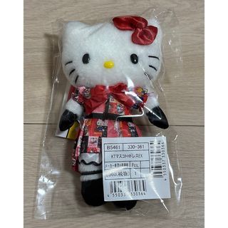 サンリオ(サンリオ)の【匿名配送】ハローキティ　マスコットホルダー（ドレス）(ぬいぐるみ)