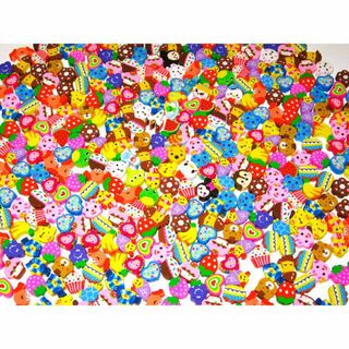 【1000個+α ファンシー ミニ消しゴム】イベント けしごむ まとめ売り 大量(消しゴム/修正テープ)