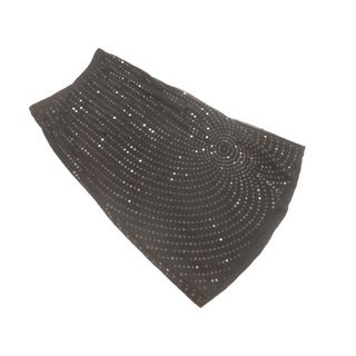 イタリヤ(伊太利屋)の伊太利屋 スパンコール ロング スカート size9/黒 ■◆ レディース(ロングスカート)