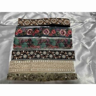 刺繍リボン  まとめ売り(各種パーツ)