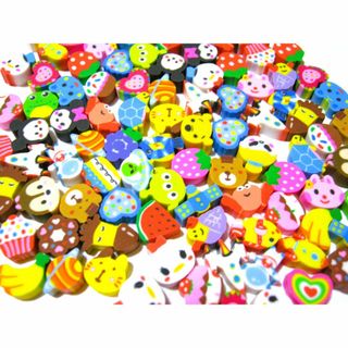 ファンシー♡【ミニ消しゴム 300個+α】カラフル ミニチュア けしごむ 可愛い(その他)
