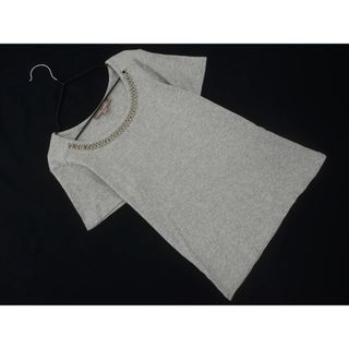 LAURA ASHLEY ローラ アシュレイ Tシャツ sizeS/グレー ■◆ レディース(Tシャツ(半袖/袖なし))