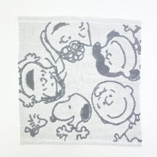 スヌーピー(SNOOPY)のスヌーピー ウォッシュタオル ホワイト 今治タオル 西川 日本製 SNOOPY(タオルケット)
