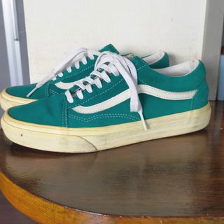 ヴァンズ(VANS)の◆VANS バンズ オールドスクール OLDSKOOL 25.cm グリーン◆(スニーカー)