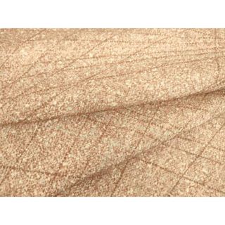 平和屋着物▽上質な小紋　単衣　変わり斜線文　正絹　逸品　未使用　DAAS0720az(着物)