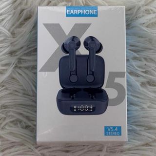 Bluetooth5.4対応 ワイヤレスイヤホン X5 ブラック(ヘッドフォン/イヤフォン)