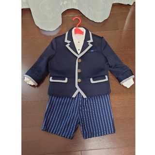 フォーマルスーツ 卒園式 入学式 120 上下セット ブラウス 男の子(ドレス/フォーマル)