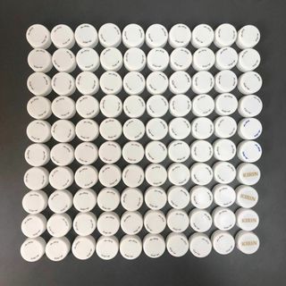 ペットボトルキャップ 100個セット 白色 ホワイト まとめ売り 工作 自由研究(各種パーツ)