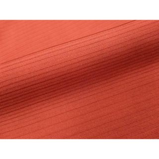 平和屋着物＊夏物　色無地　絽　雀茶色　正絹　逸品　CAAS0967ng(着物)