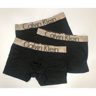 シーケーカルバンクライン(ck Calvin Klein)のカルバンクライン メンズ　ボクサーパンツ　ブラック下着　3点セット　XL(ボクサーパンツ)