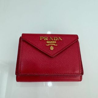 プラダ(PRADA)のプラダ PRADA 三つ折り財布 1MH021 レザー コンパクトウォレット(財布)