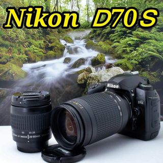 ニコン(Nikon)の❤️新品級Nikon D70s 一眼レフ ❤️ 望遠＆標準レンズ付き ❤️(デジタル一眼)