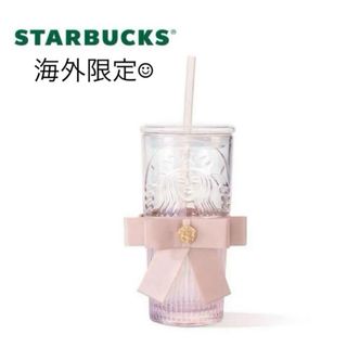 海外限定❣️スターバックス日本未発売 タンブラー リボン オーロラ 550ml(タンブラー)