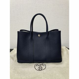 エルメス(HERMES)のHERMES エルメス ガーデンパーティ 30TPM ブルー D刻2019年製(トートバッグ)